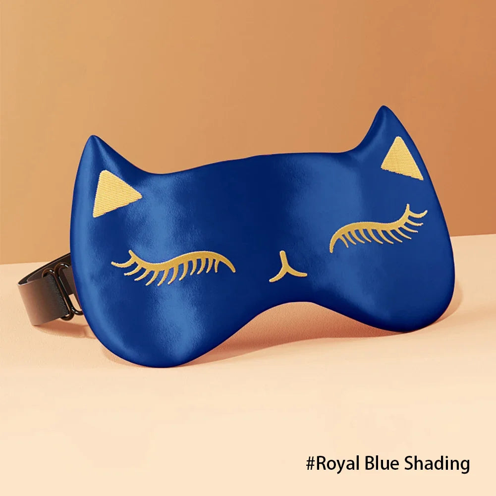 1Pc Pure Silk Sleep Natural Sleeping Eye Mask Eye Shade Cover Shade Eye Patch Women Men Soft Portable Blindfold Travel