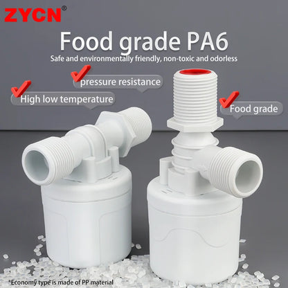 Automatic Water Level Control Valve 1/2" 3/4" 1" Water Shortage Self Opening Float Ball Valve Tank Tower Pool Float Switch Blue