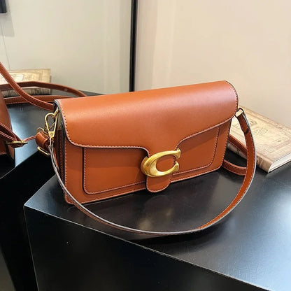 2026 New Niche Solid Color Small Square Bag Premium Texture Simple Versatile Multi-compartment Shoulder Crossbody Bag Fashion