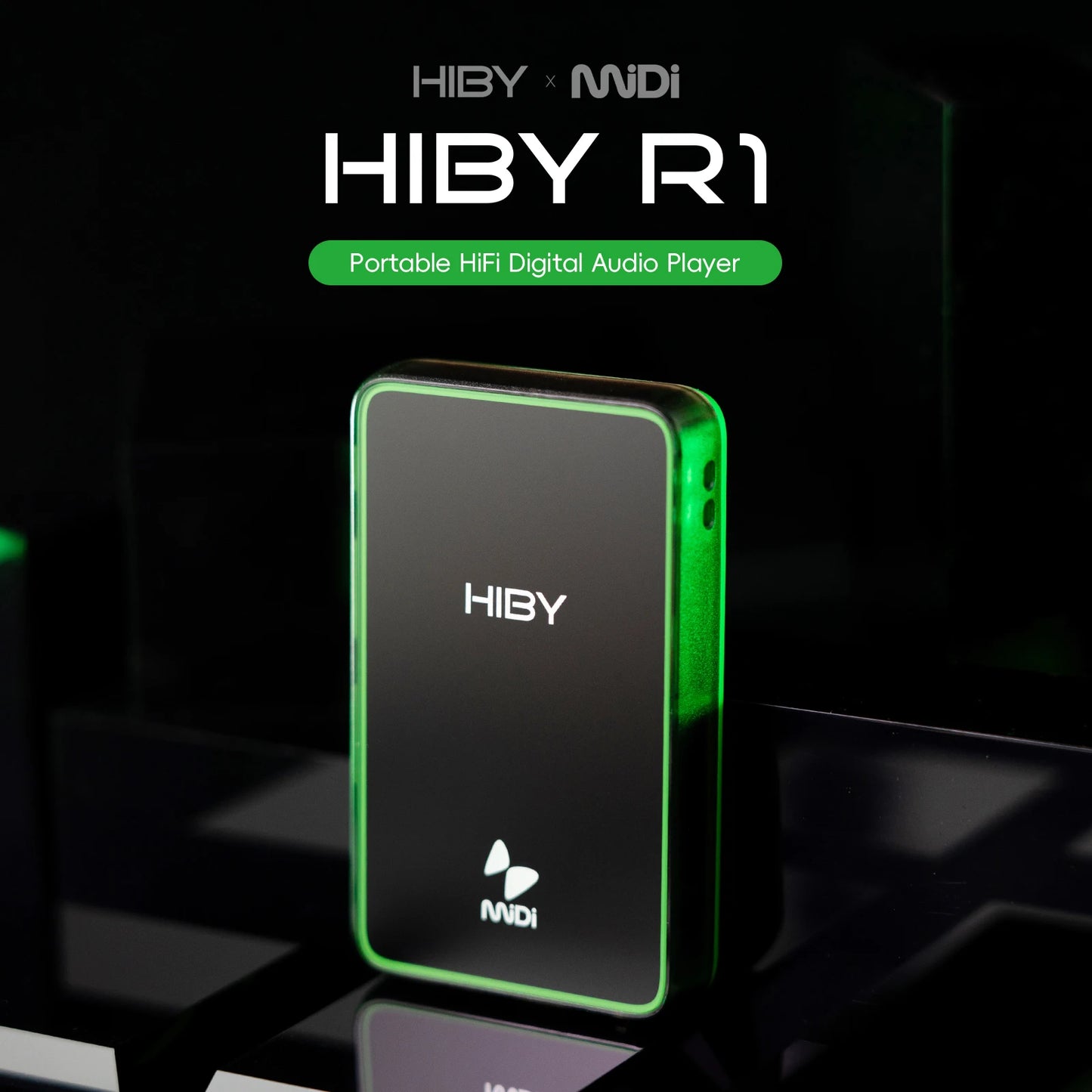 HiBy R1 MiDi HiFi Audio Music Player MP3 USB DAC WiFi Bluetooth 5.1 DSD256 PCM384kHz/32bit X1600E CS43131 MSEB Web Radio 1150mAh