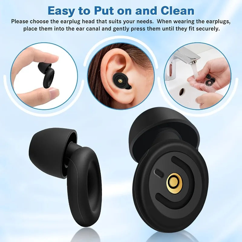 Ear Plugs for Sleeping: 45dB Noise Cancelling Earplugs for Noise Reduction & Snoring – Ideal for Sleep, Concerts