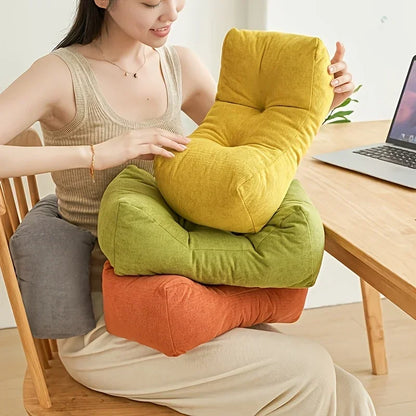 Waist Support Pillow, Cushion, Waist Protection Nap Pillow Chenille Weave Is Very Suitable for Office Chairs and Home Decoration