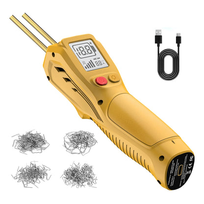 PWG-2 500W Latest LCD Display Handheld Wireless Charging Plastic Soldering Iron with 200pcs Soldering Tips Repair Tool