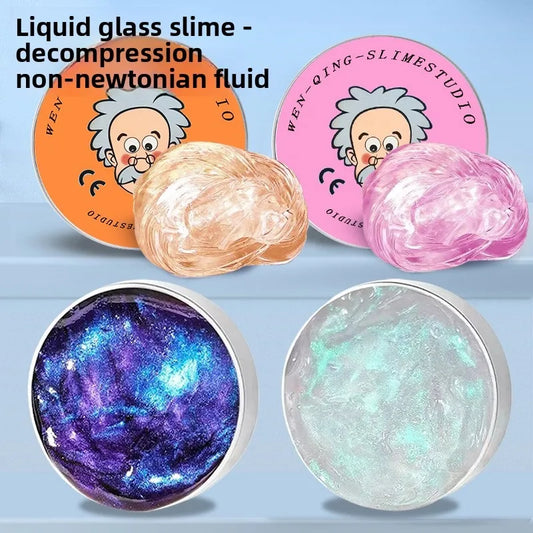 Colorful Non-Newtonian Liquid Decompression Toys Transparent Elastic Modeling Compound Non-Toxic Creative Crafts