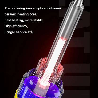 Mechanic HK-990 Thermostatic Electric Soldering Iron 90W High Power Anti-static Adjustable Portable Welding Solder Repair Tool