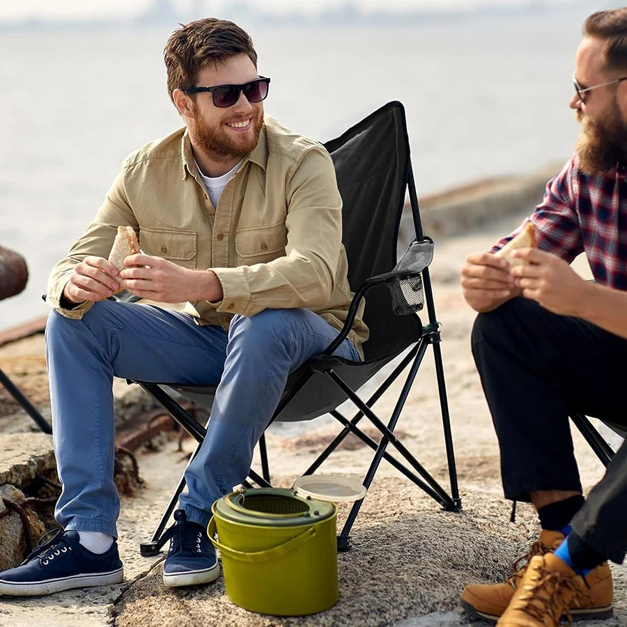 Camping Chair Armchair Foldable Chaise Pliable Folding Chairs Fishing Beach Portable Longue Accessories Outdoor Deck Tourist