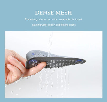 Silicone Sink Strainer, Shower Drain Plug Hair Catcher, Bathtub Kitchen Sink Filter Screen Bathroom Accessories