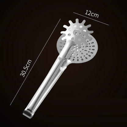 Stainless Steel Food Tongs Pastry Meat Barbecue Clip Anti-Scald Tongs Frying Fish Spatula Clip Bread Clip Household Kitchen Tool