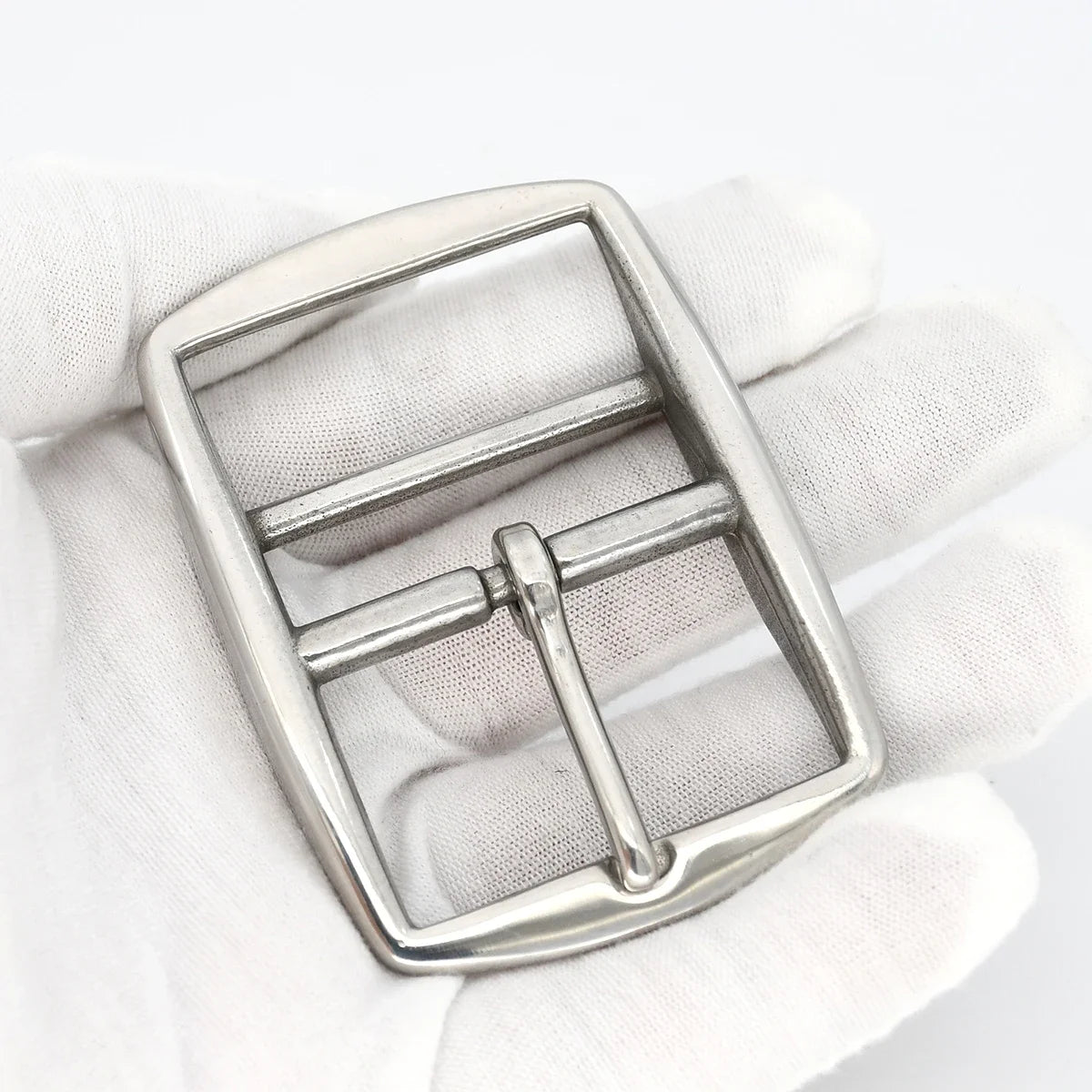 1pieceStainless Steel Adjustable Belt Buckle Double-bar Pin Buckle Tri-glide Slider Horse Halter Harness Accessories Parts