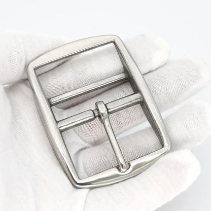 1pieceStainless Steel Adjustable Belt Buckle Double-bar Pin Buckle Tri-glide Slider Horse Halter Harness Accessories Parts