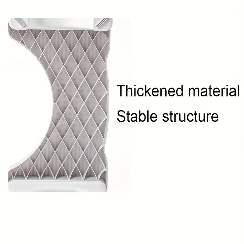 Bathroom Toilet Stool Thickened Squatting Potty Stool Footrest for Adults Kids Pregnant Women Home Toilet Aid Foot Step Stool