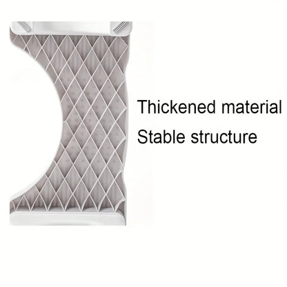 Bathroom Toilet Stool Thickened Squatting Potty Stool Footrest for Adults Kids Pregnant Women Home Toilet Aid Foot Step Stool