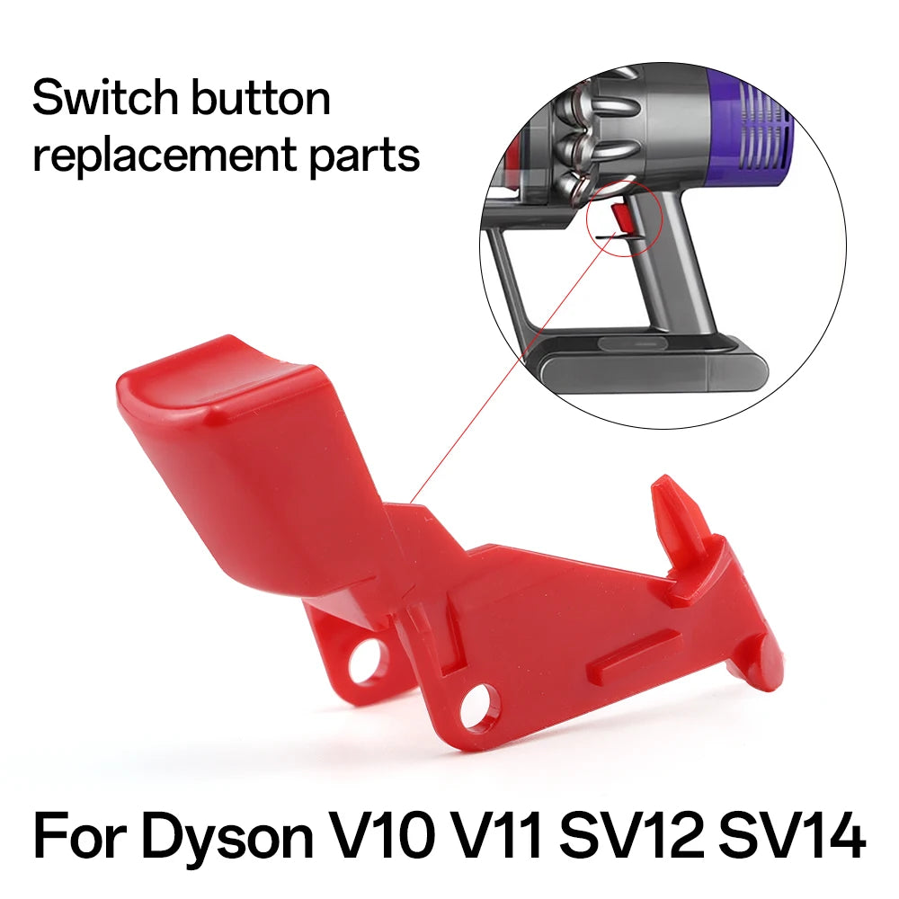 Trigger Switch Button for Dyson V10 V11 SV12 SV14 Vacuum Cleaner Replacement Parts Improved Power Button Tool with Screwdriver