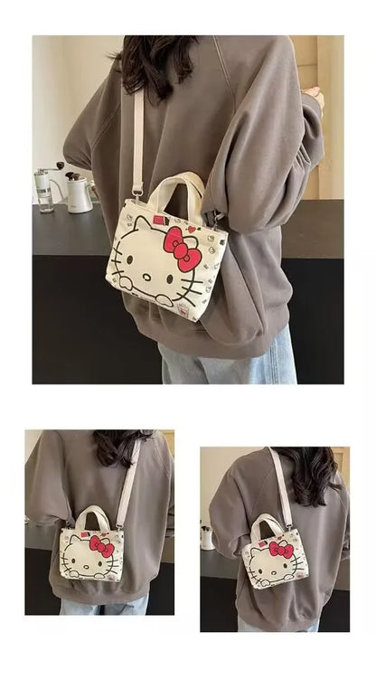 Sanrio Hello Kitty Single Shoulder Bag Fashion Handbag Casual Crossbody Bag