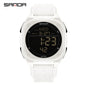 SANDA Digital Watch Multi-function Alarm Clock Luminous Waterproof Silicone Wristwatch Casual Students Electronic Watches