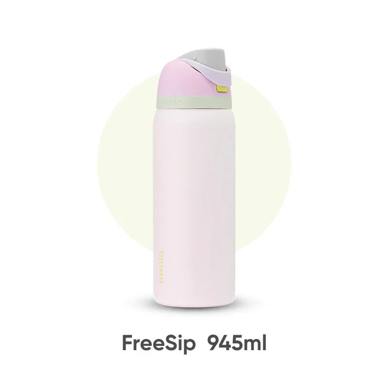 Owala Freesip 32oz Insulated Cup Straw Stainless Steel Water Cup Large Capacity Handheld Outdoor Insulated Pot 945ml