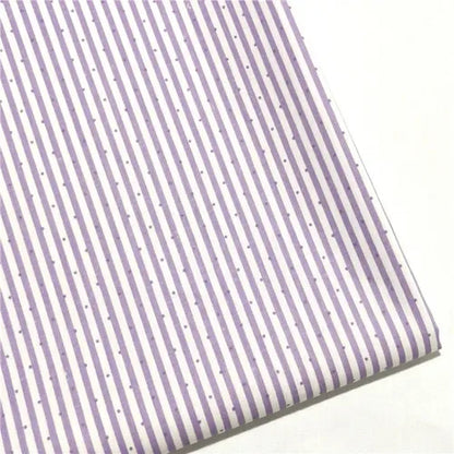160x50cm Dot Stripe Twill Cotton Sewing Fabric Making Bedding Clothing Handmade Decorative Patch Sewing Cloth