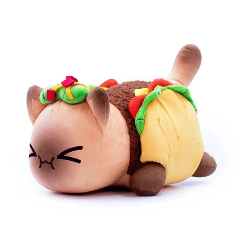 hot Aphmau Plush Meemeows Food Cat Plushies Toy Cute Cola Fries Donut Cat Plushes Stuffed Dolls Sleeping Pillow Christmas Gift