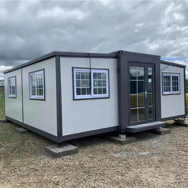Restaurant 20FT 40 Ft Prefab Steel Prefabricated Sandwich Panel Expandable Living Container House Tiny Homes With Bathroom