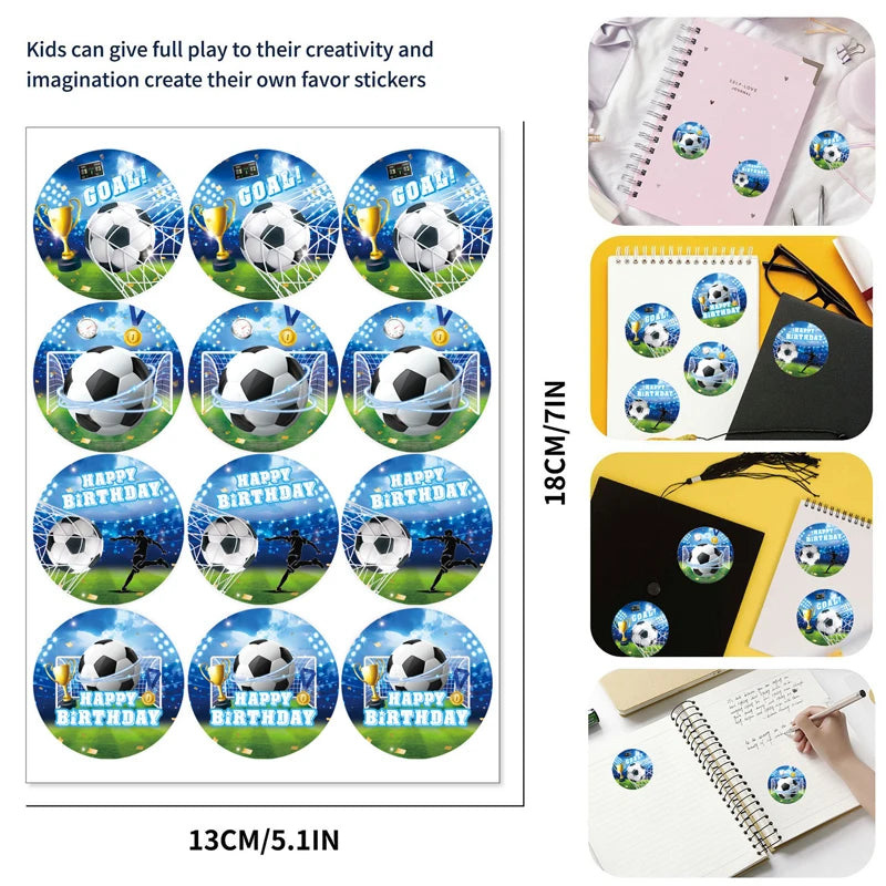 Blue Football Birthday Party Decoration Soccer Birthday Party Plate Cup Napkins Cotillon Birthday Soccer Star Happy Birthday Set