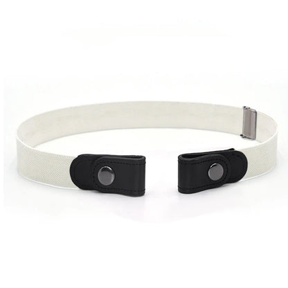 1pc Buckle-Free Belt For Jean Pants,Dresses,No Buckle Stretch Elastic Waist Belt For Women/Men,No Bulge,No Hassle Waist Belt