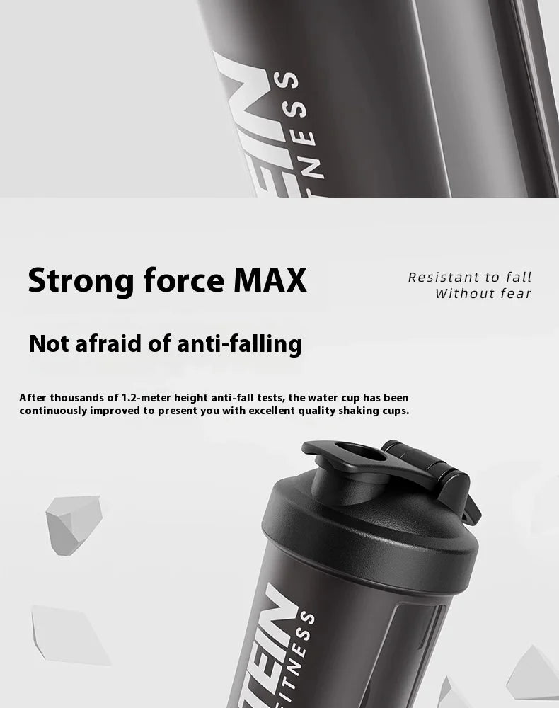 Gianxi Shaking Cup Fitness Sports Water Cup Protein Powder Shaking Cup Milk Shake Brewing Mixing Cup Male Female Cup