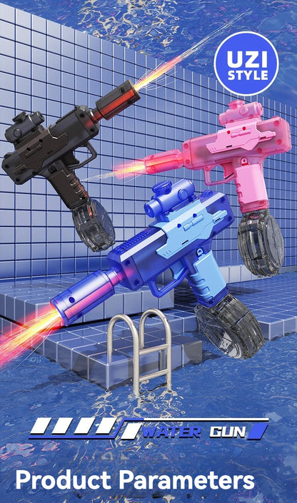Latest Ice Mouse Electric Water Gun Pulse High Pressure Strong Range, Long Range Continuous Launch Children's Toy Water Splashin