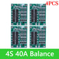 BMS 3S/4S 5A 10A 20A 25A 40A 60A Płytka zabezpieczająca ładowarkę do akumulatorów litowo-jonowych 18650 do wiertarki 12 V z funkcją wzmocnienia/balansu