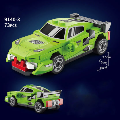 City Speed Racing MOC Car Sports Building Blocks Bricks Classic Rally sport Super Racer Vehicles Christmas gift Technical toys