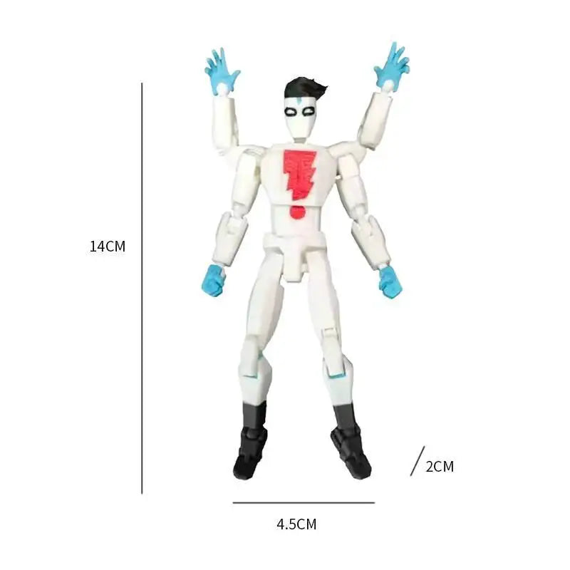 3d Printed Blue-Masked Invincible T13 Dummy13 Multi-Jointed Movable 3d Printed Shapeshift Toys Action Figure Custom Toy