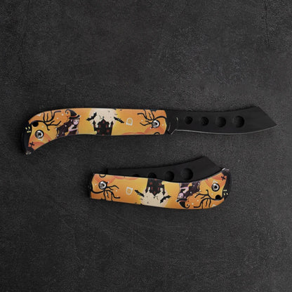 Pocket Portable Mini Folding Knife Stainless Steel Self-defense EDC Multi-purpose Camping Camp tools Halloween style