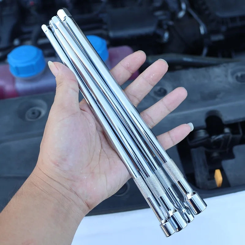 3/8 1/4 Socket Extension Rod Anti-fall Drive Ratchet Socket Extension Bar Hand Tool Long Shaft Improved Extender Adjustment Tool
