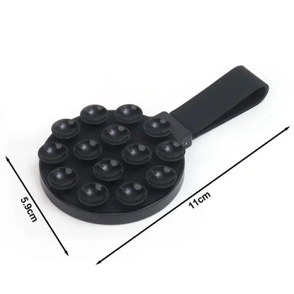Universal Phone Magnetic Holder for iPhone 17-12 Suction Cup Mount with Metal Plate Portable the Wall Magnet Stand for Magsafe