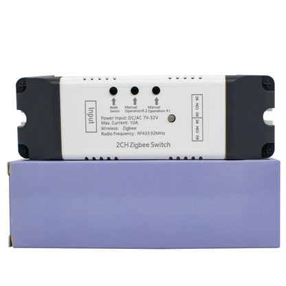 Zigbee Relay Breaker 7-32V 85-250V Switch Module Control Works With Tuya Smart Life App Alexa Google Smartthings Ewelink Hub