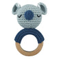 1Pc Baby Wooden Teether Crochet Rattle Toy BPA Free   Rattle Baby Mobile Gym Newborn Stroller Educational Toys Dropshipping