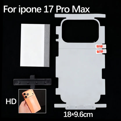 For iPhone 17 Pro Max Air 17Pro 17PM 17Air HD Side Frame Back Full Coverage Protective Film For iPhone17 Border Hydrogel Film