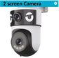 WiFi Dual Lens Dual Screen Camera 5K 10MP Waterproof AI Tracking O-kam Pro Outdoor Street CCTV Surveillance Cam