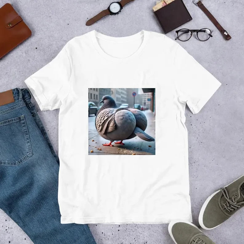 Y2K T-Shirts T-Shirt Funny Brainrot Pigeon Womens Clothing Graphic Kawaii Aesthetic Harajuku Fashion Tops Suitable for Women