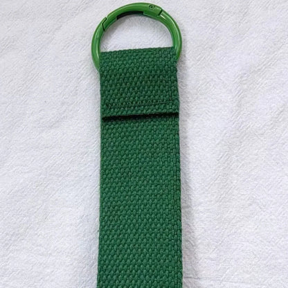 Custom LOGO Keychain Blank Canvas Strap Lanyard Backpack Floating Weave Pendant Personalize  Print Name Webbing Wholesale