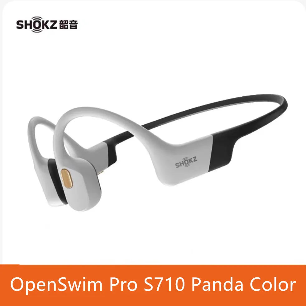 Shokz OpenSwim Pro S710 słuchawki douszne z przewodnictwem kostnym do pływania Bluetooth wodoodporne IP68 tryb podwójny 32GB pojemności sportowe