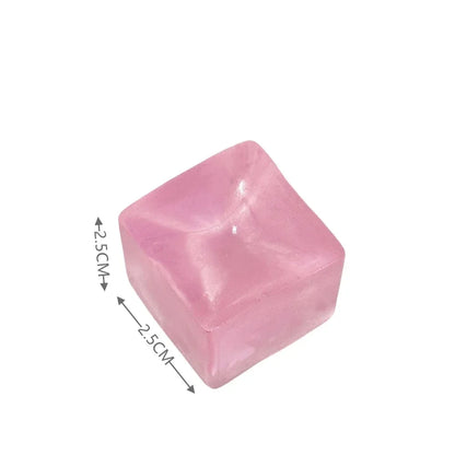 30-50pcs Squishy Ice Cube Fidget Stress Relief Squeeze Toy Adult Kids Birthday Party Favors Classroom Prizes Antiestrés Juguetes