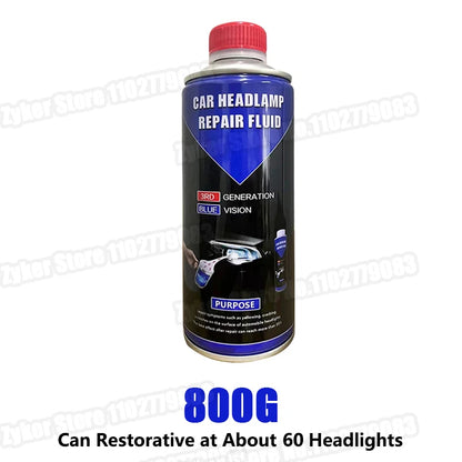 Car Headlight Chemical Polishing Kit Headlights Liquid Polymer Repair Fluid Scratch Remover Car Headlamp Liquid Restoration Kits