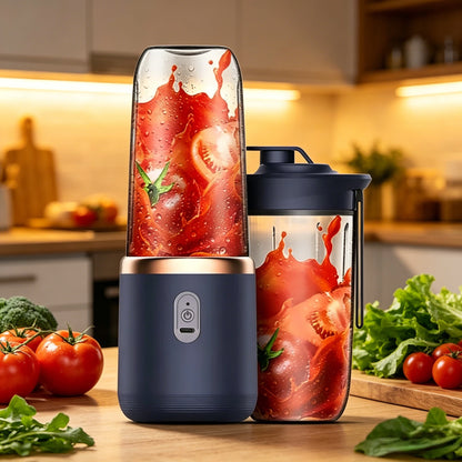 NEW HOT  400ml Portable USB Blender Electric Travel Juicer Cup For Smoothie Milkshake Kitchen Mini Mixer Tool