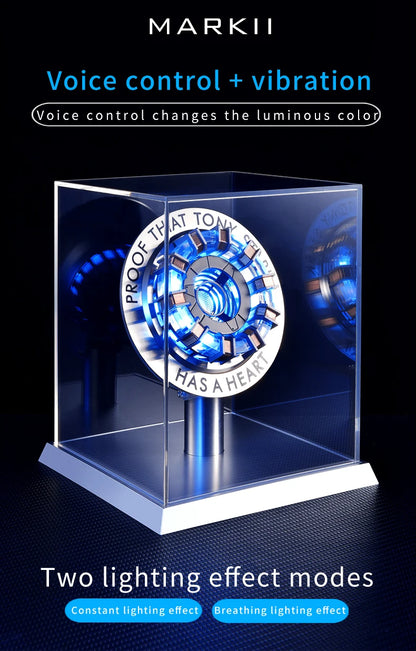 First-generation Mark1 Ark reactor. Mark1 core logo. Core luminous model. Superhero 1:1 cosplay toy, chest lamp, children's gift