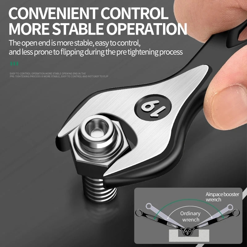 8mm-32mm Ratchet Wrench Dual-purpose Metric Setdouble Offset Ring Spanner Universal Spanner For Car Repair Hand Tool