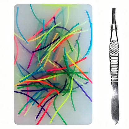 Skin Picking Fidget Toy Silicone Picky Pad Tweezer ADHD Autism Stress Relief Hair Pulling Trichotillomania Peeling Strip