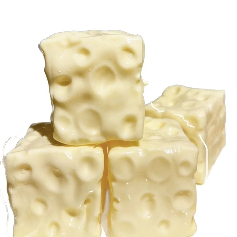 2PCS Cheese cube pressure ball, deformable squeezing ball, rebound sensory toy, used as a relaxing gift，Advanced  products