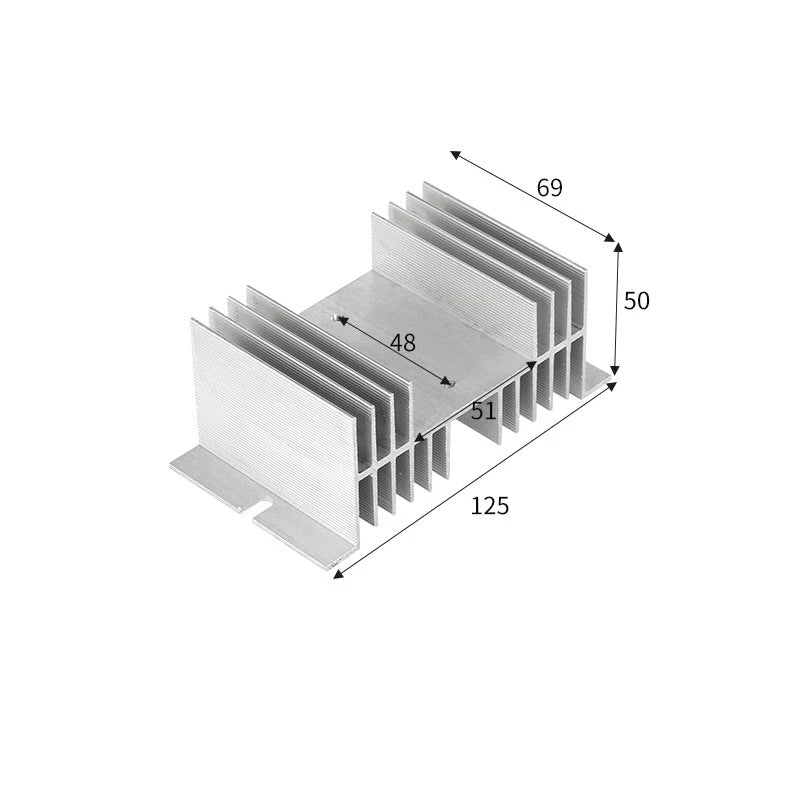 SSR-25AA 40AA 60AA AC Solid State Relay Single Phase AC-AC 80-250VAC Input 24-380VAC Output