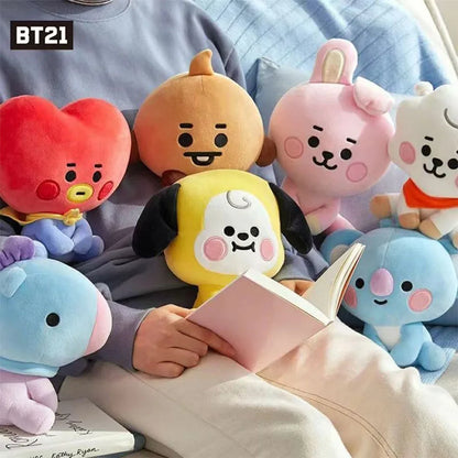 New BTed 21Plush Toys Kawaii Mini Keychain Anime Pendant Ornament for Kids 12-22cm Bt Peripherals Soft Stuffed Animals Doll Gift