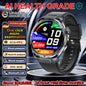 Smartwatch ECG High-End dla mężczyzn Ciśnienie krwi Lipidy Tlen we krwi Analiza ciała Kwas moczowy Monitor Zdrowia Smartwatch dla mężczyzn i kobiet